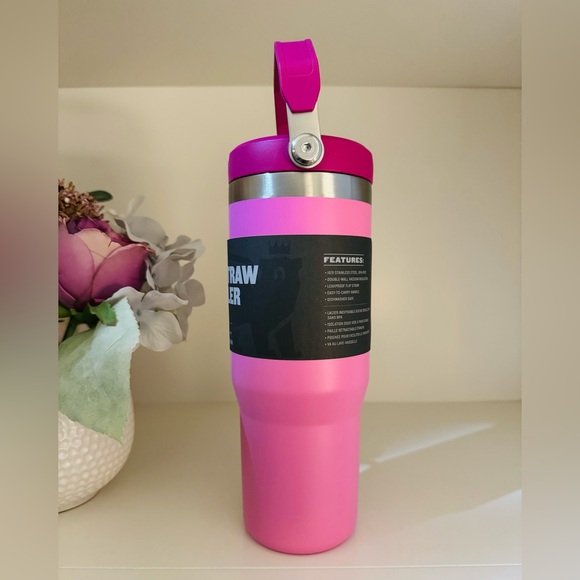 🎉LAST CHANCE🎉 NWT Stanley Iceflow Flip Straw 30 oz Tumbler Peony - Picture 3 of 12